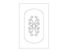 Pattern Room Divider Free DXF File, Free Vectors File