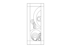 Baloon Door Design Free DXF File, Free Vectors File