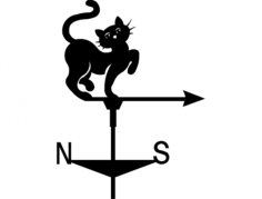 Fljugel Katze Free DXF File, Free Vectors File