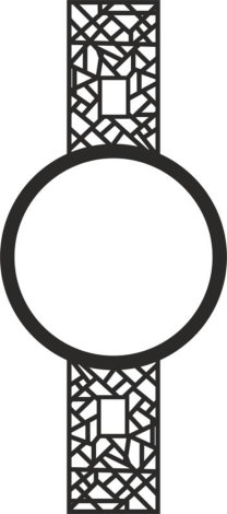 Traditional Borders Chinese Wind Pattern Free DXF File, Free Vectors File