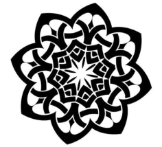 Celtic Art Pattern Free DXF File, Free Vectors File