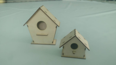 Laser Cut Birdhouse Free DXF File, Free Vectors File