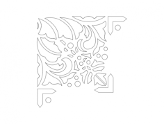 Ecke-2 Free DXF File, Free Vectors File