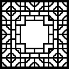 Ornamental Pattern Free DXF File, Free Vectors File