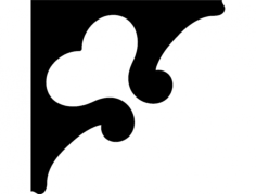 Corner Vector Cnc Free DXF File, Free Vectors File