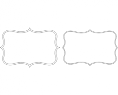 Frame 24 Free DXF File, Free Vectors File