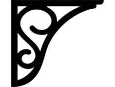 Corner Design Kron 0012 Free DXF File, Free Vectors File