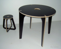 Modern Coffee Table Free DXF File, Free Vectors File