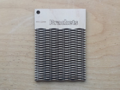 Brackets Pattern Living Hinge Template For Laser Cutting Free DXF File, Free Vectors File