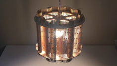 Lamp Shade Free DXF File, Free Vectors File