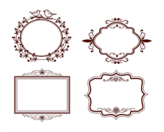 Frames Designs Free DXF File, Free Vectors File