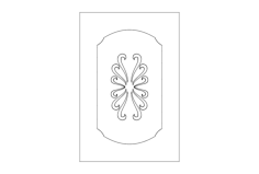 Door Decoration 2 Free DXF File, Free Vectors File