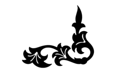 Corner Decor 26 Free DXF File, Free Vectors File
