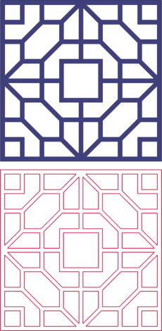 Dxf Pattern Designs 2D 137 Free DXF File, Free Vectors File