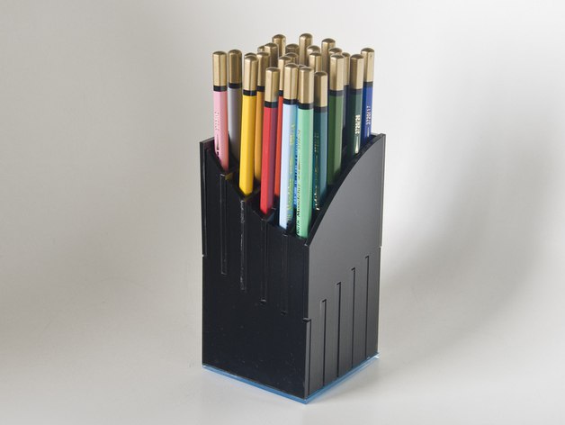Laser Cut Pencil Holder Free DXF File Free Vectors