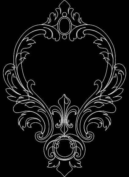 Mirror Frame 0555 Free DXF File Free Vectors