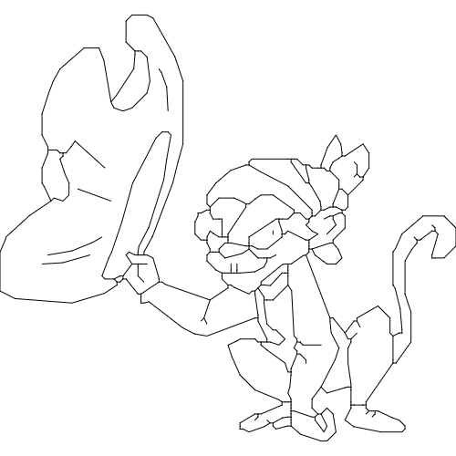 Pirate Monkey Free DXF File Free Vectors