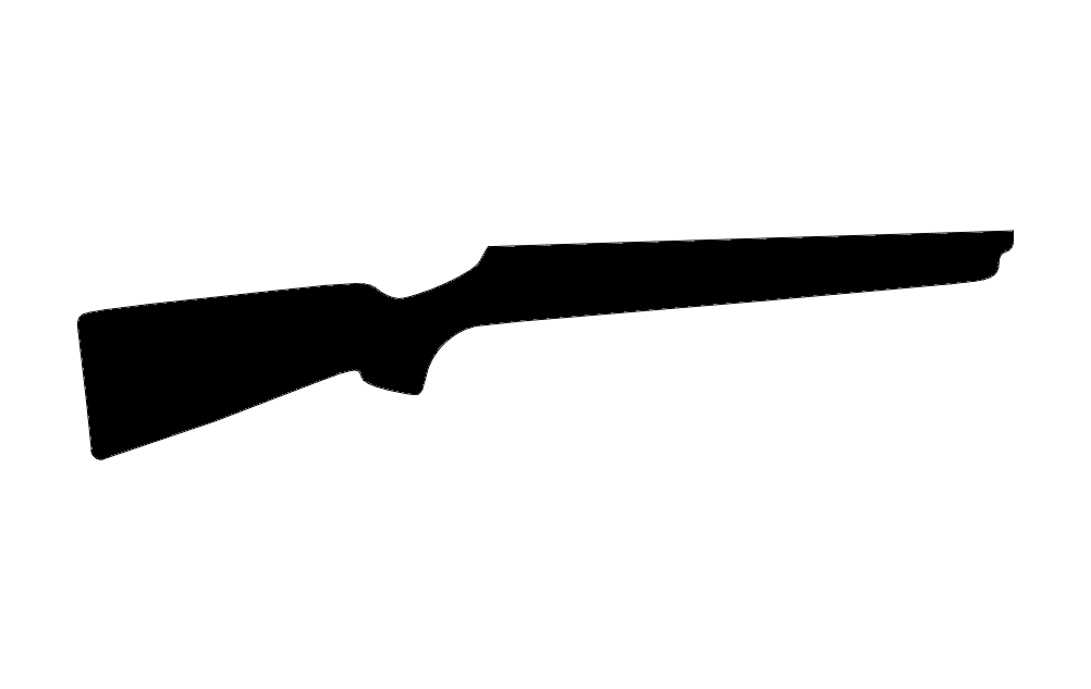Rifle Silhouette Free DXF File Free Vectors