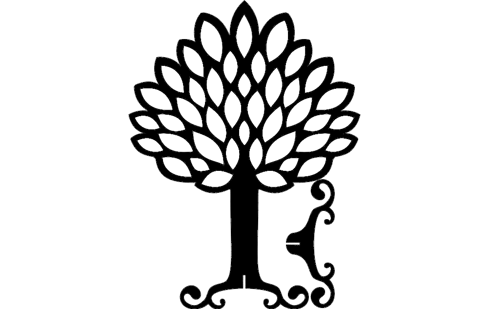 Tree With Stand Free DXF File Free Vectors