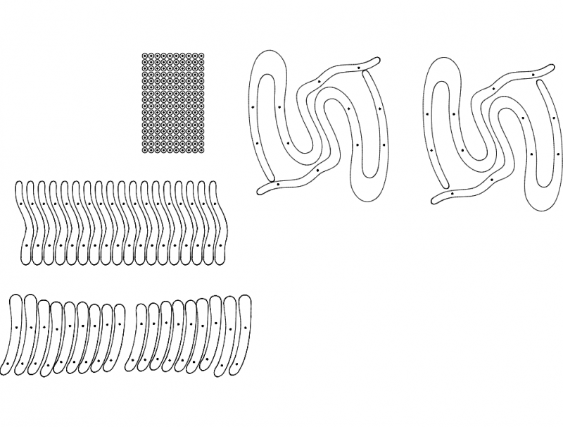 Rocking Chair Plywood 15 Mm Free DXF File Free Vectors