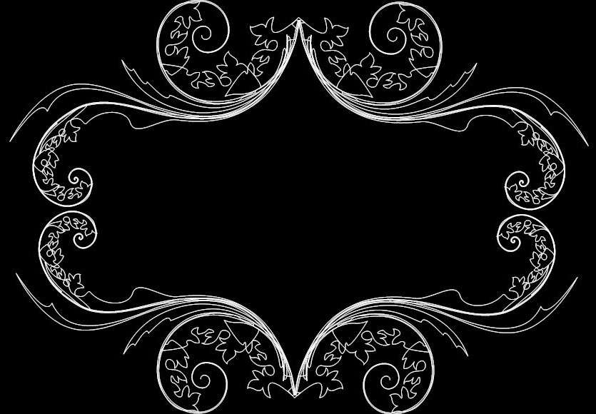 Mirror Frame 0079 Free DXF File Free Vectors