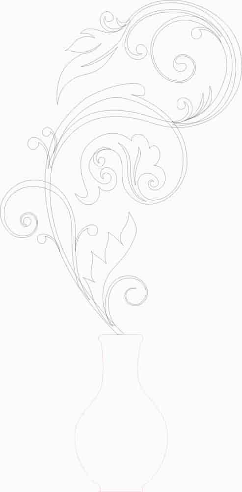 Decorative Floral Ornament Pattern Free Vector Free Vectors