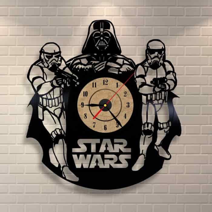 Star Wars Clock and Storm Troopers Free Vector Free Vectors
