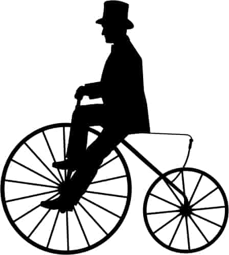 Old Bicycle Silhouette Free Vector Free Vectors