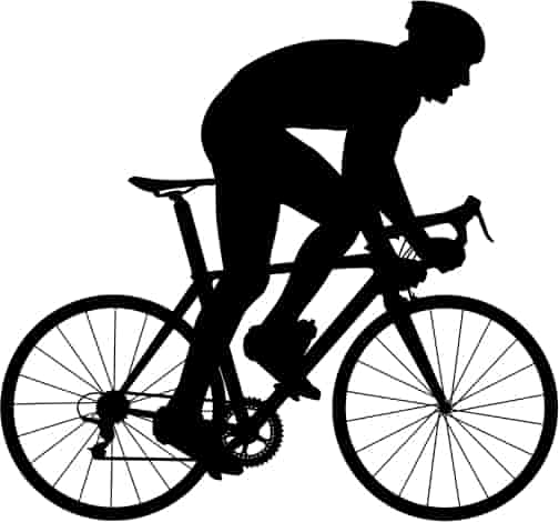 Race Bicycle Silhouette Free Vector Free Vectors