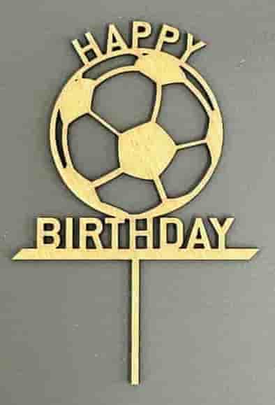 Birthday Cake Soccer Topper Free Vector Free Vectors
