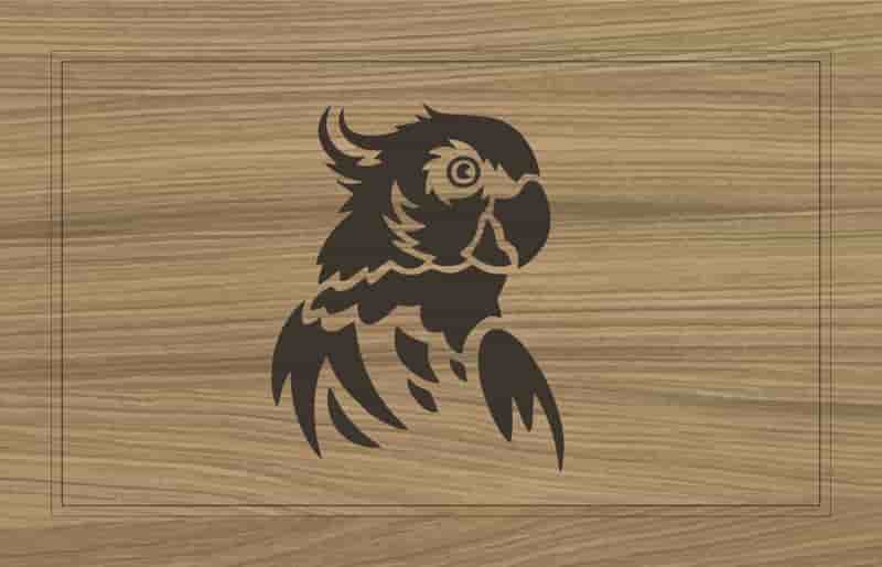 Eagle Face Birds Stencil Free Vector Free Vectors