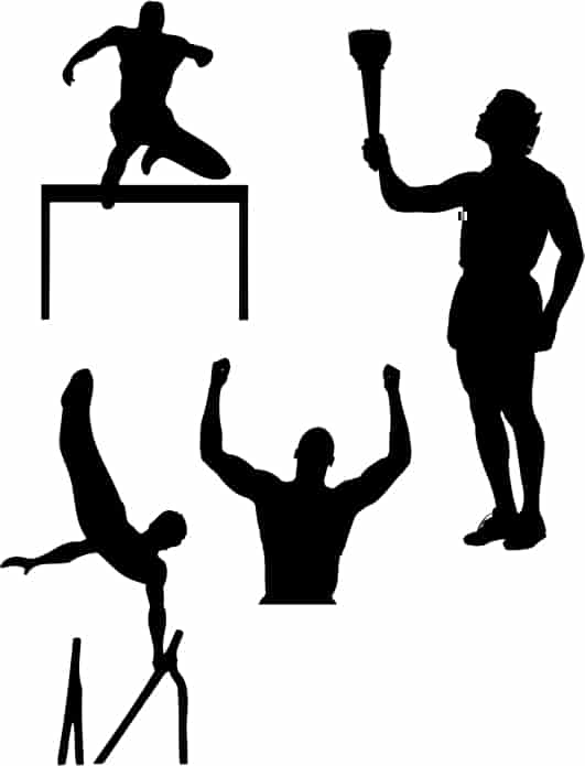 Sport Silhouettes Free Vector Free Vectors