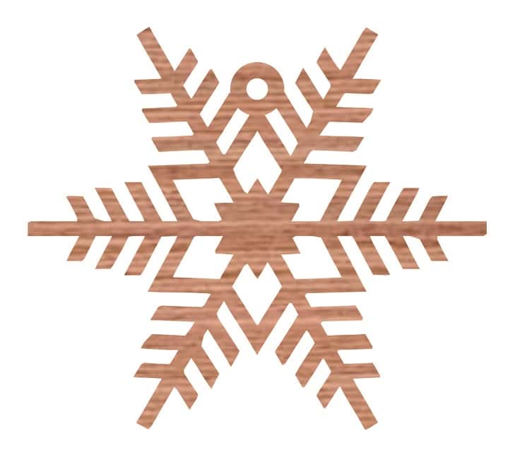 Christmas Wooden Snowflakes Ornaments Cutout Free Vector Free Vectors