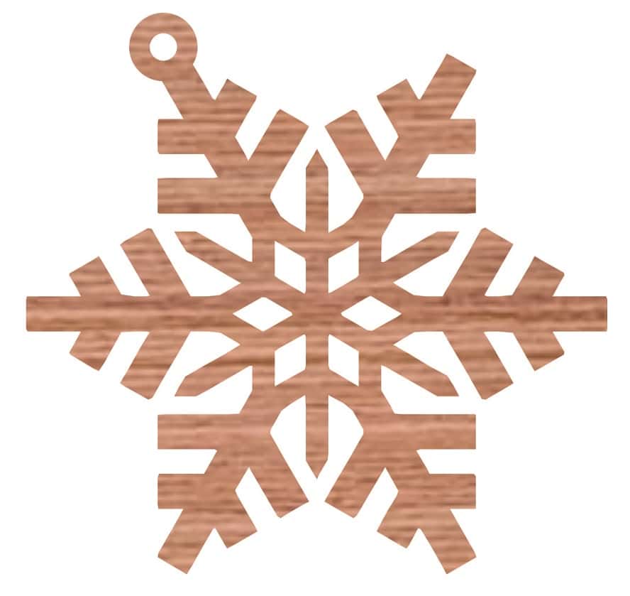 Christmas Snowflakes Pendant Design Free Vector Free Vectors