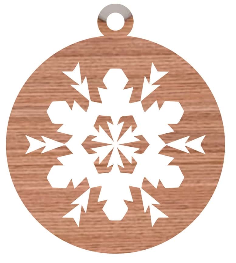 Christmas Ornaments Snowflakes Free Vector Free Vectors