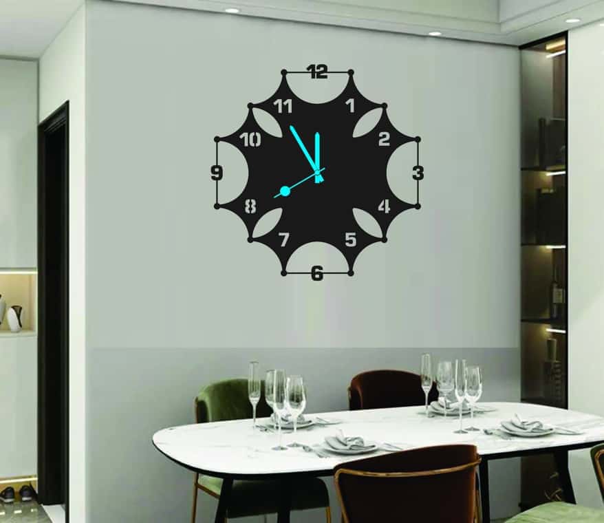 Trapezium Shaped Wall Clock Free Vector Free Vectors