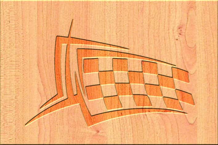 Tribal Design Wooden Engraved Free Vector Free Vectors