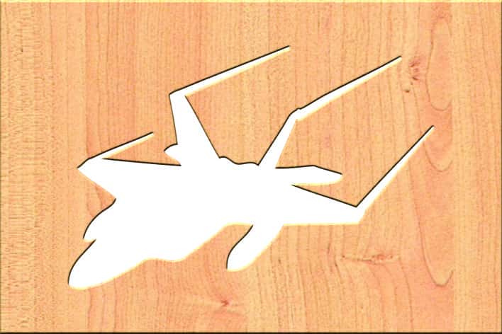 Fighter Aircraft Wooden Shape Drawing Toy Free Vector Free Vectors