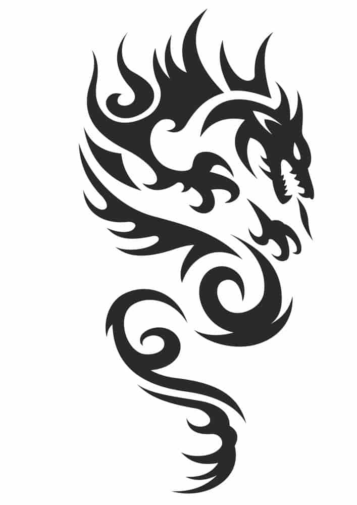 Celtic Phoenix Tattoo Dragon Free Vector Free Vectors