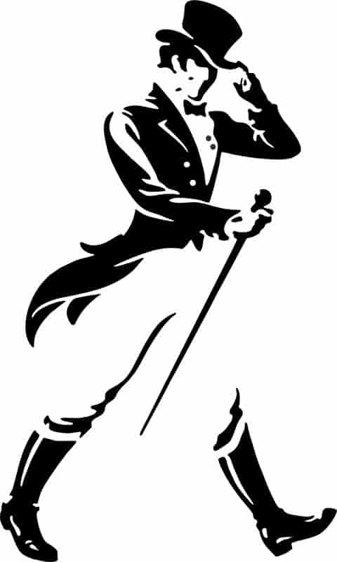 Johnnie Walker Silhouette Free Vector Free Vectors