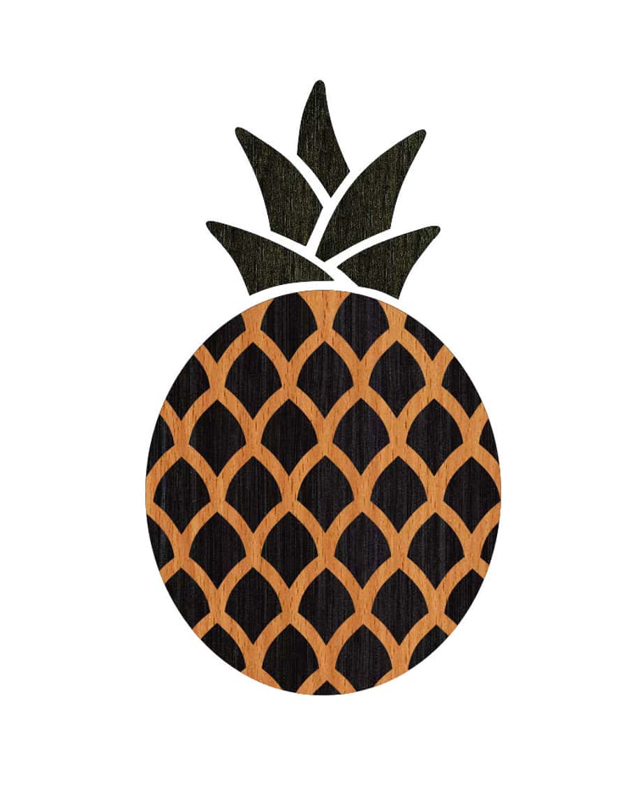 Laser Cut Pineapple Wooden Craft Model Free Vector Free Vectors