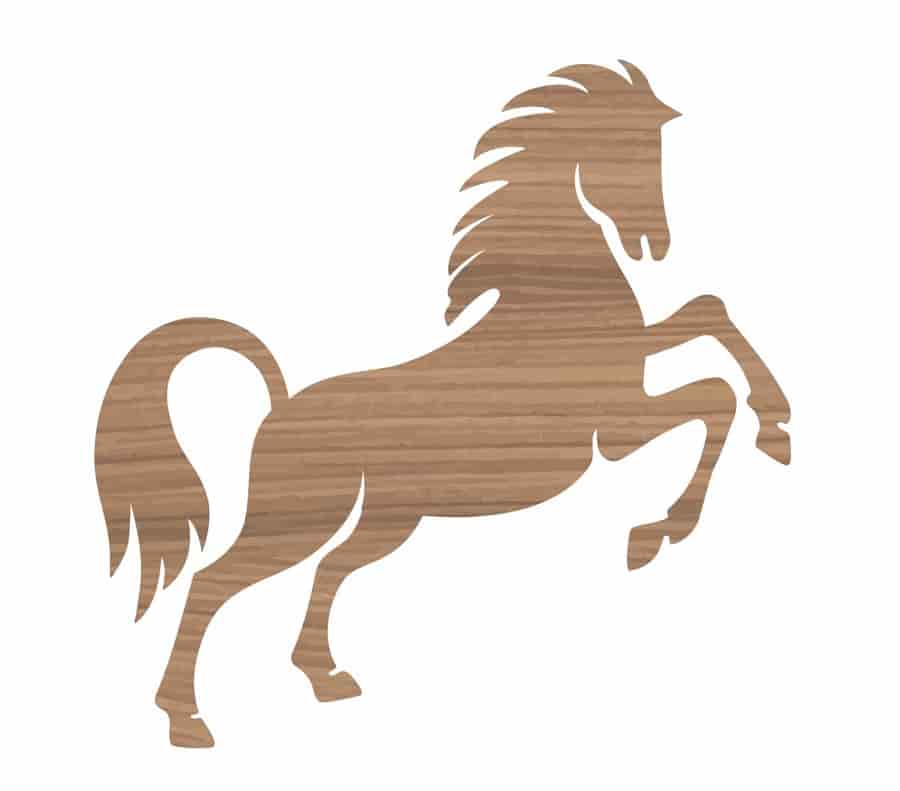 Prancing Horse Stencil Free Vector Free Vectors