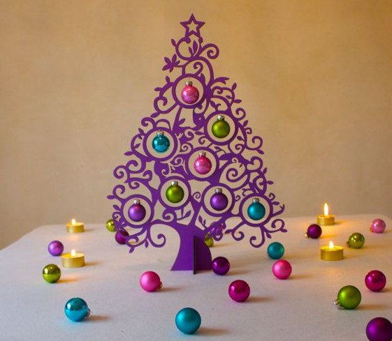 Laser Cut Decoration Christmas Tree Free Vector Free Vectors