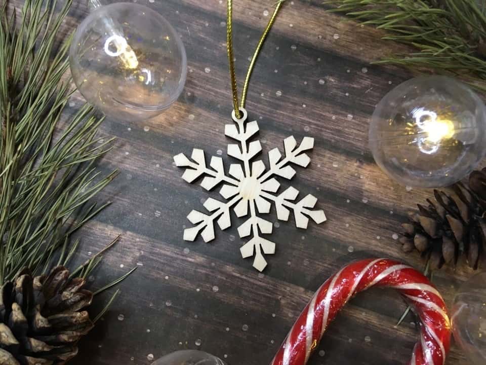 Laser Cut Christmas Snowflakes Decorations Free Vector Free Vectors