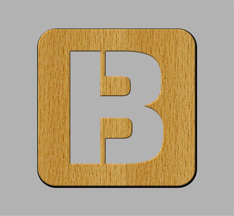 English Letter Alphabet Shape B Free Vector Free Vectors