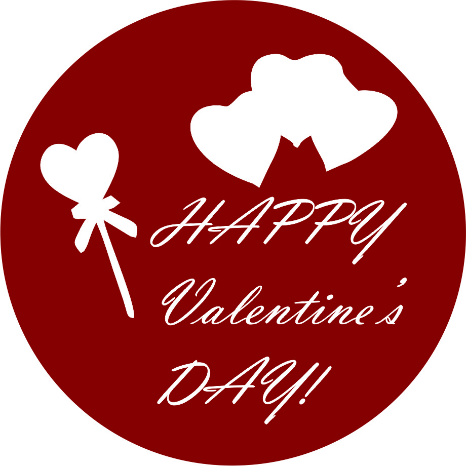 Wishing Happy Valentine Day Sticker Free Vector Free Vectors