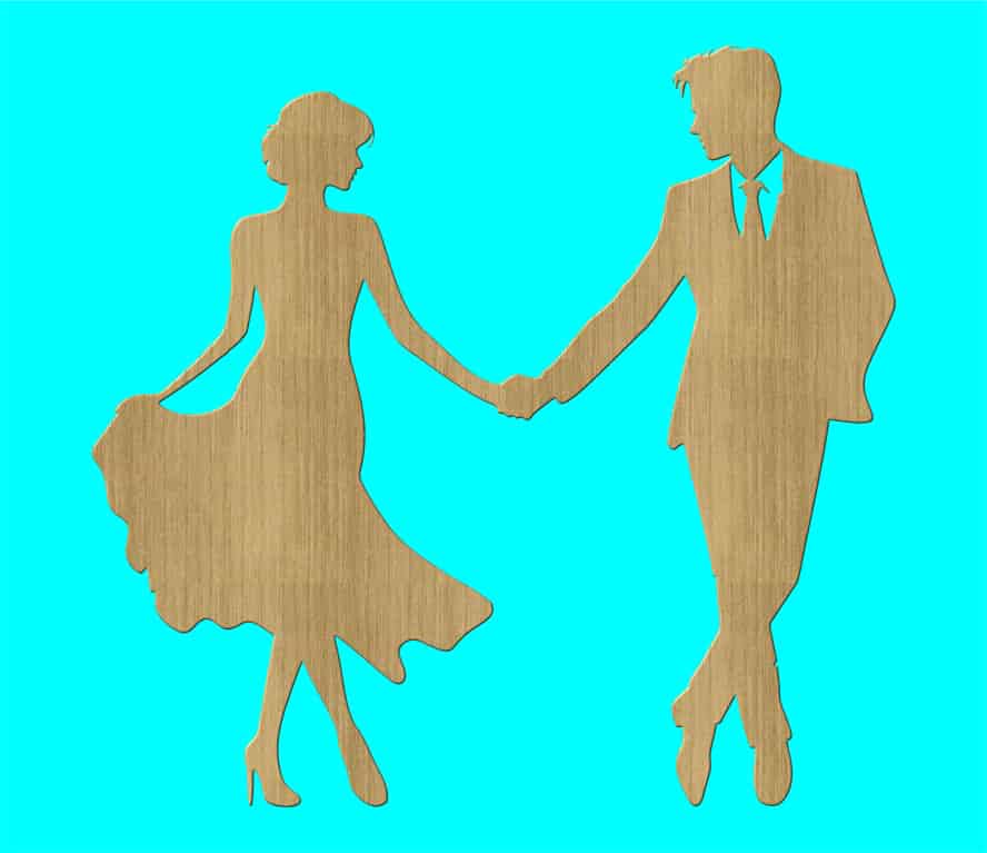 Couple of Lovers Holding Hands Valentine Day Design Free Vector Free Vectors