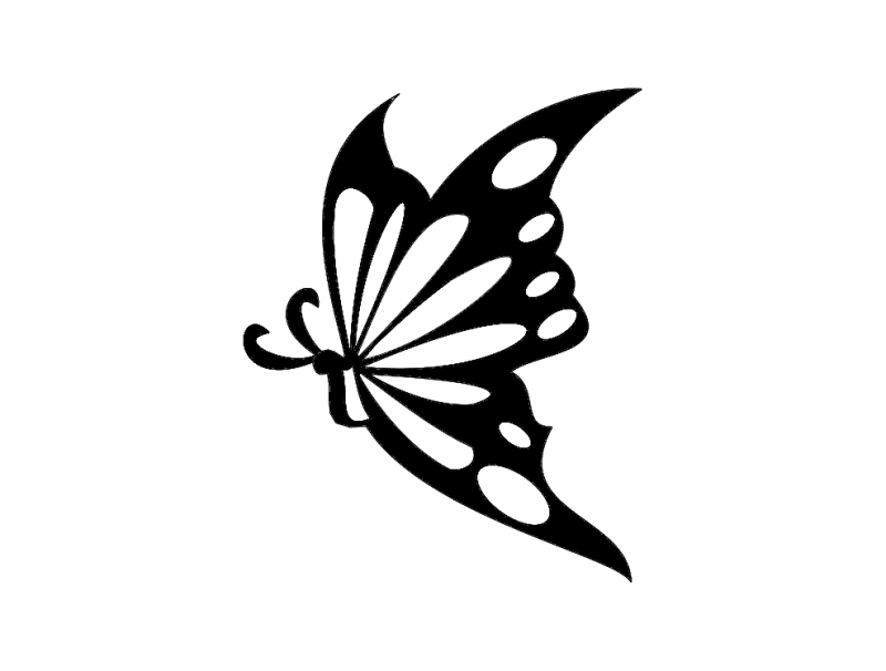 Borboleta Butterfly Free DXF File Free Vectors