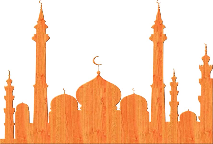 Laser Cut Wood Mosque Decoration Cutout Free Vector Free Vectors