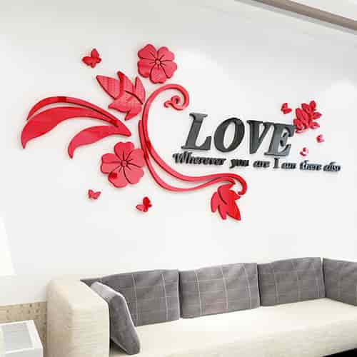 Wall Decals For Living Room Letter Flower Free Vector Free Vectors